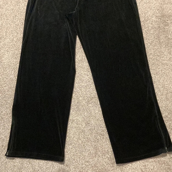 NWT Tommy Hilfiger black velour pull on pants 2X - Picture 3 of 15